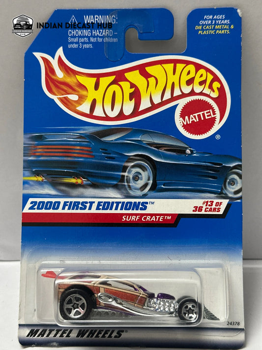 Hot Wheels 2000 First Edition Surf Crate – Hot Rod Surf Wagon | IndiaDiecastHub
