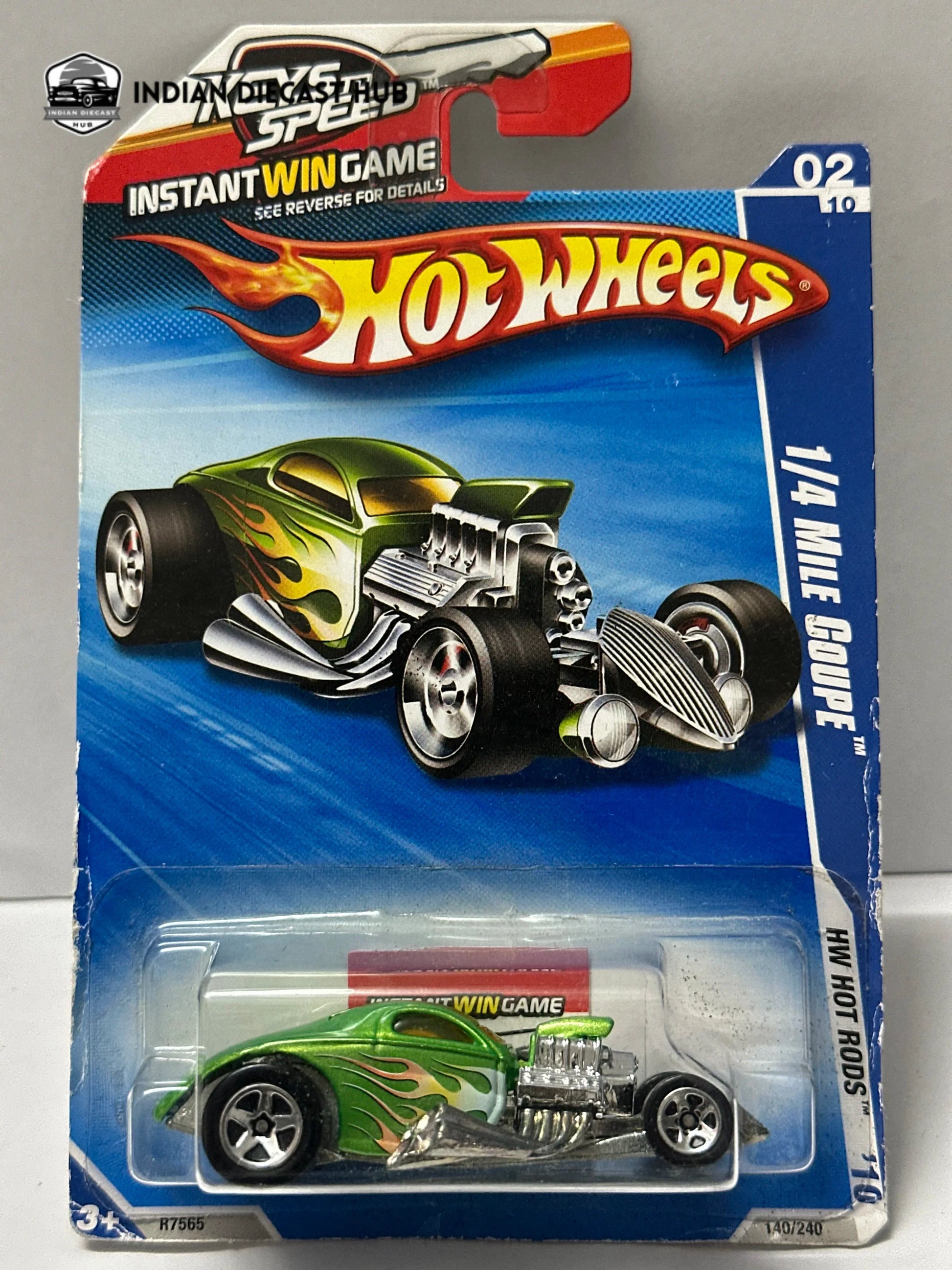 Hot Wheels 1/4 Mile Coupe – HW Hot Rods Series | IndiaDiecastHub