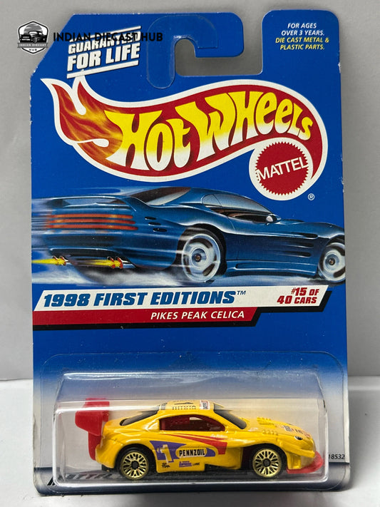 Hot Wheels 1998 First Edition Pikes Peak Celica – Rally Racing | IndiaDiecastHub