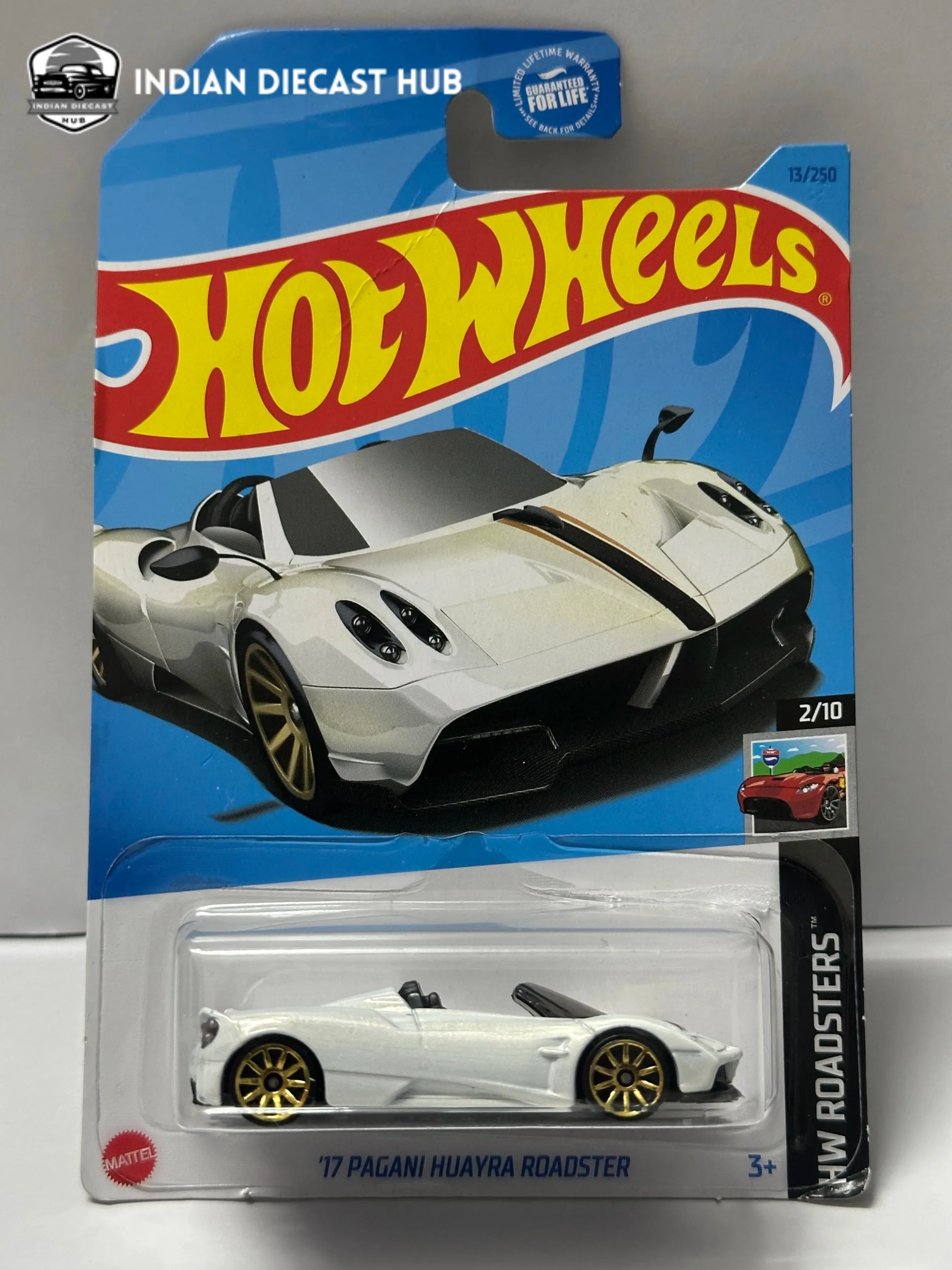 2017 Pagani Huayra Roadster HW Roadsters - Hot Wheels Luxury Sports Car