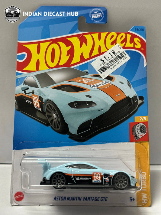 Aston Martin Vantage GTE HW Turbo - Hot Wheels Sports Cars | IndiaDiecastHub