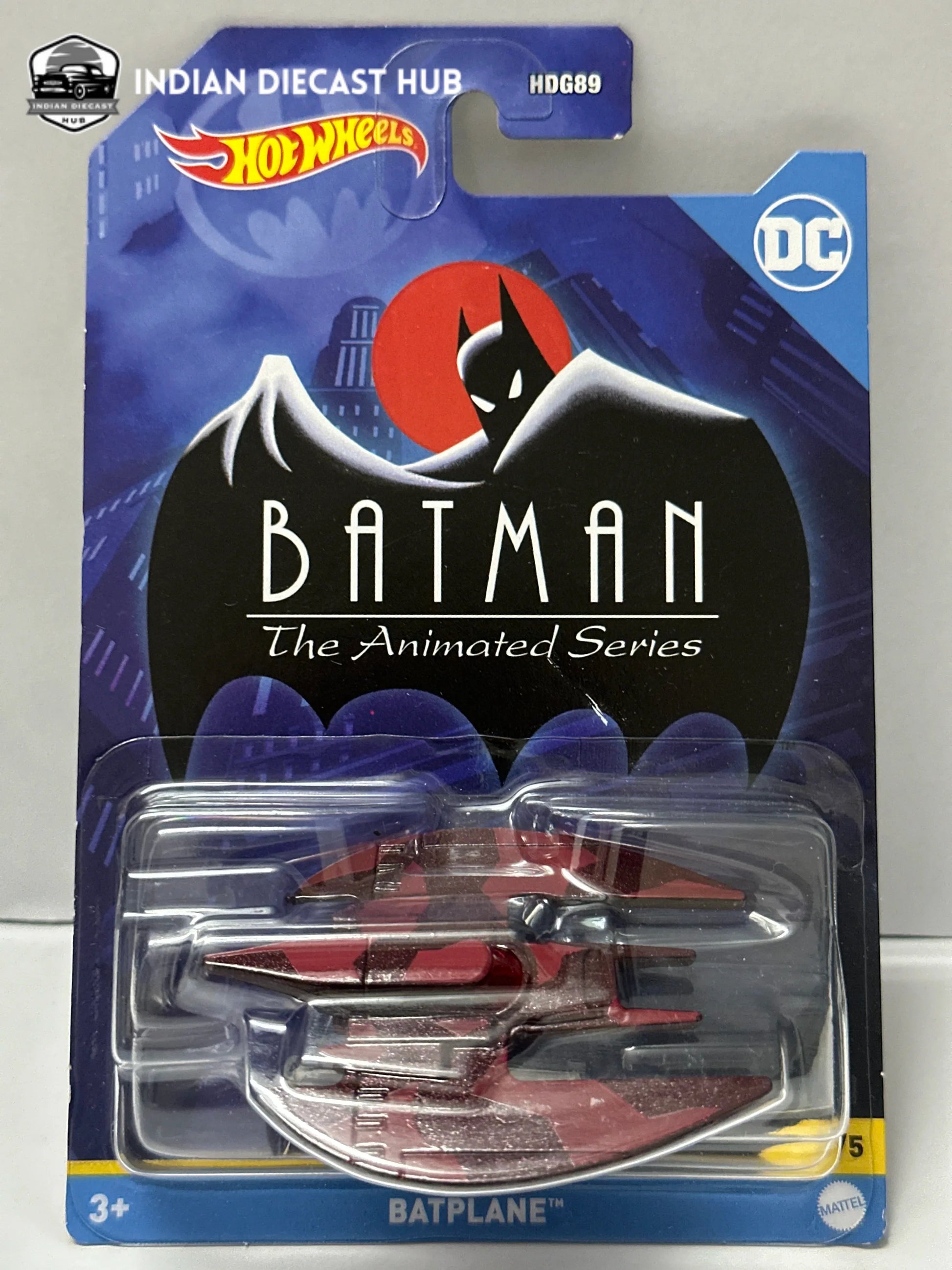 Batman: The Animated Series Batplane - Hot Wheels Collector’s Edition
