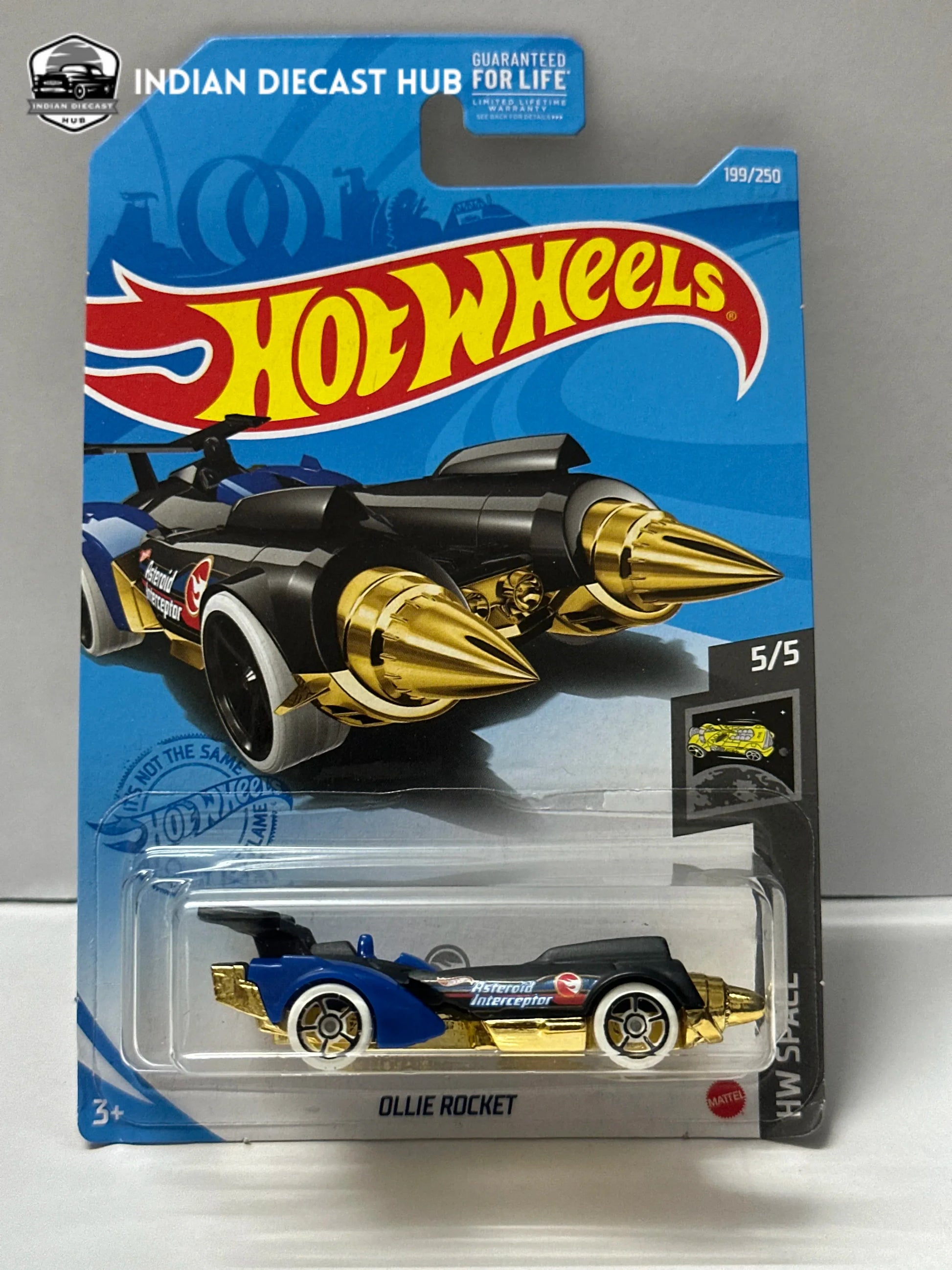 Ollie Rocket HW Space (Treasure Hunt) - Hot Wheels Rare Edition | IndiaDiecastHub