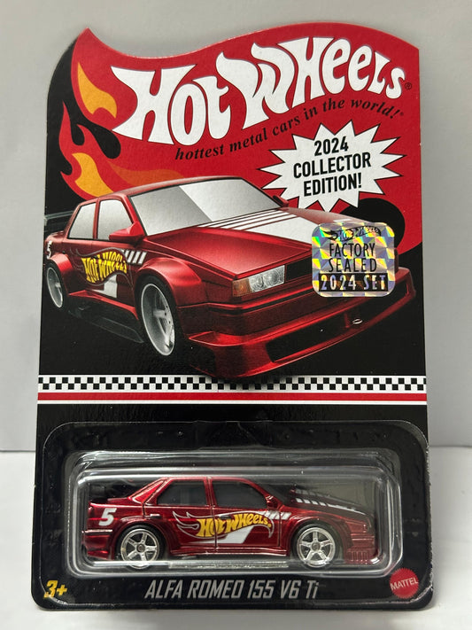 Hot Wheels Alfa Romeo 155 V6 Ti  2024 Collector Edition  Factory Sealed Set  1:64 Scale