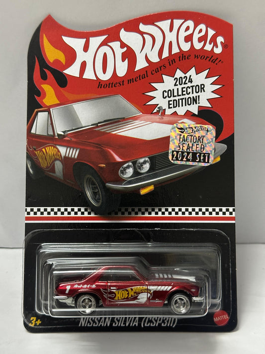 Hot Wheels Nissan Silvia (CSP311)  2024 Collector Edition  Factory Sealed Set  1:64 Scale
