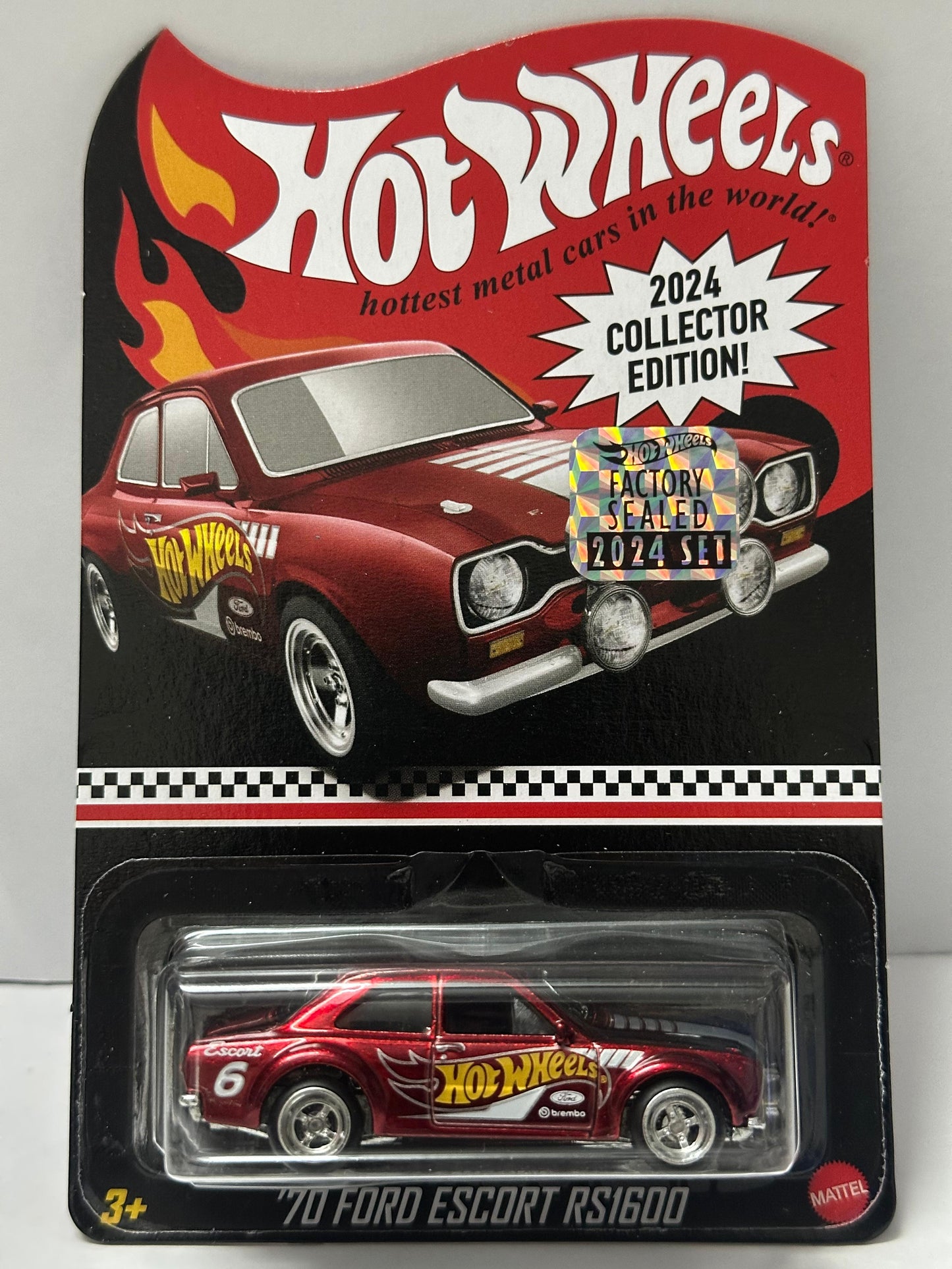 Hot Wheels 70 Ford Escort RS1600  2024 Collector Edition  Factory Sealed Set  1:64 Scale