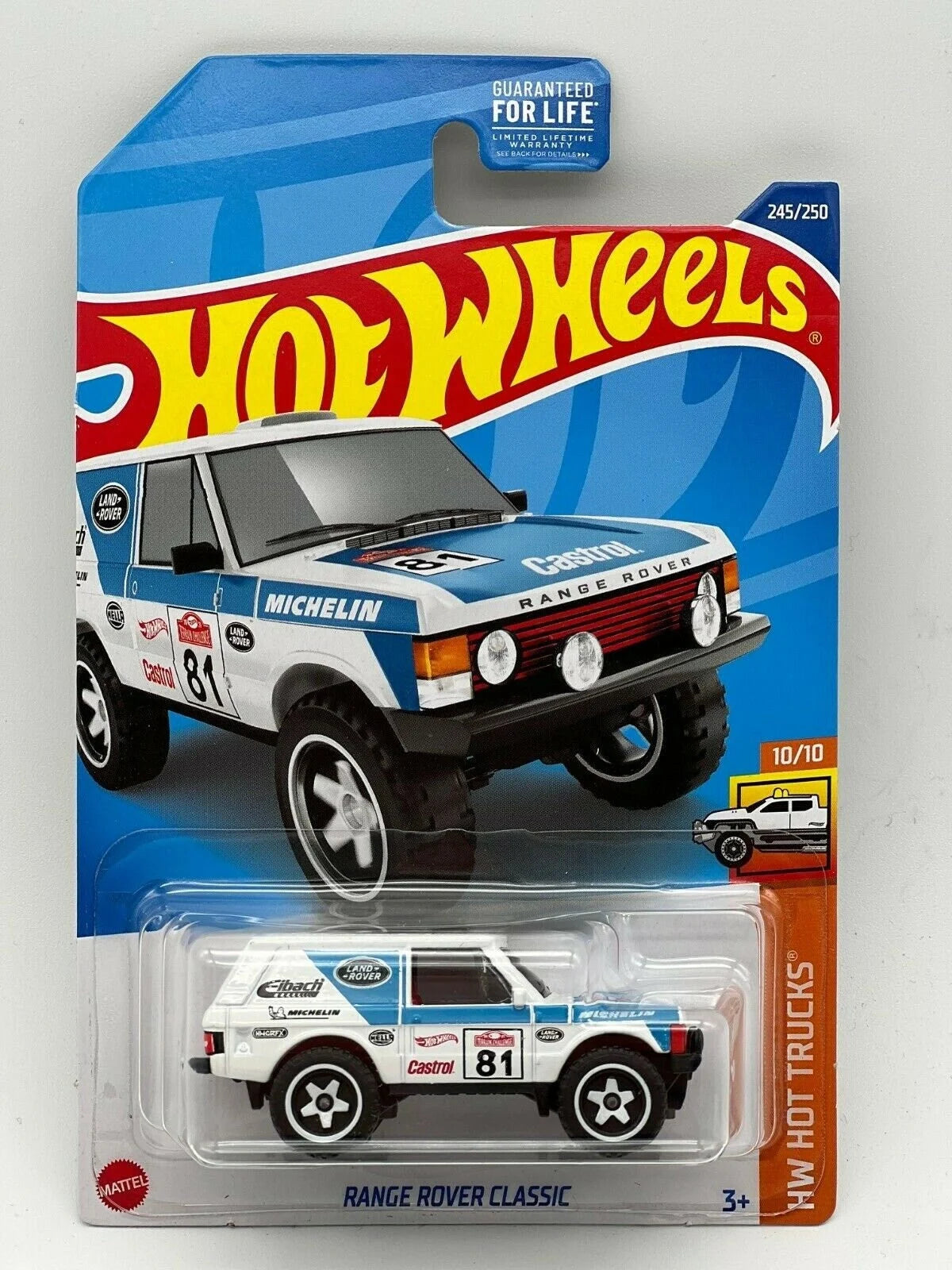 Hot Wheels Range Rover Classic White Castrol HW – Indian Diecast Hub